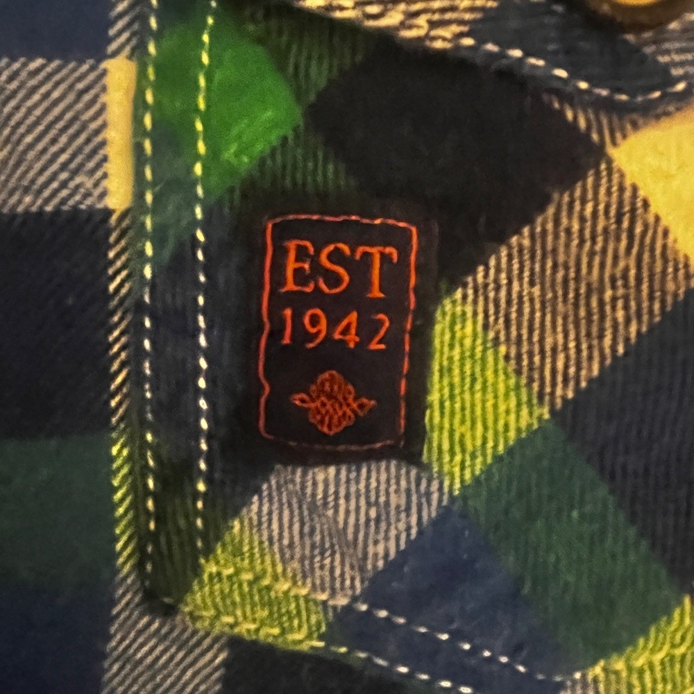 Upcycled Nirvana Plaid Flannel Shirt - Picture 5 of 9